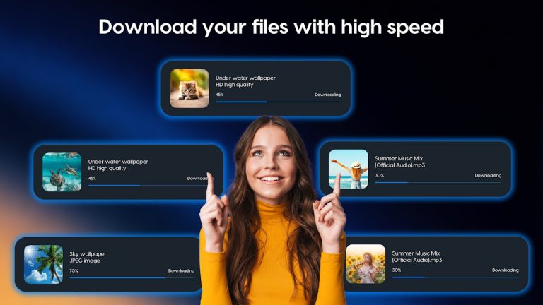 Downloader для Android — скриншот 3