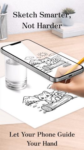 Draw : Trace & Sketch для Android — скриншот 1