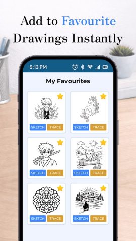 Draw : Trace & Sketch для Android — скриншот 5