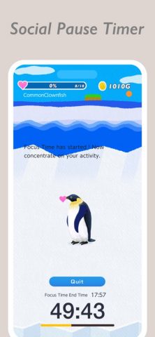 Drop Socials, Grow Fish｜Focus для iOS — скриншот 1