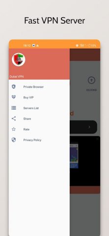 Dubai VPN — High Speed Proxy для Android — скриншот 3