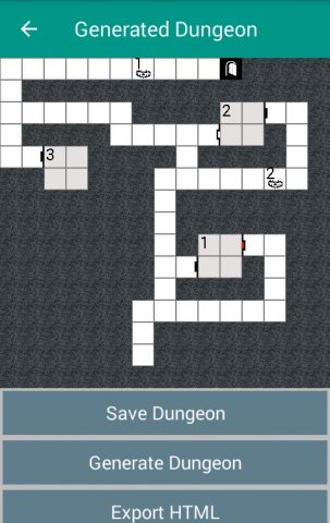 Dungeon Map Generator для Android — скриншот 2