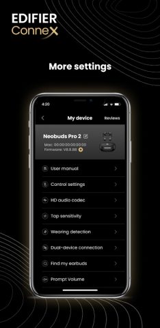 EDIFIER ConneX для Android — скриншот 5