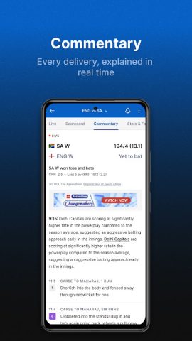 ESPNcricinfo — Live Cricket для Android — скриншот 5
