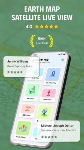 Earth Map Satellite Live View для Android — скриншот 1