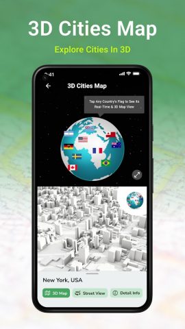 Earth Map Satellite Live View для Android — скриншот 4