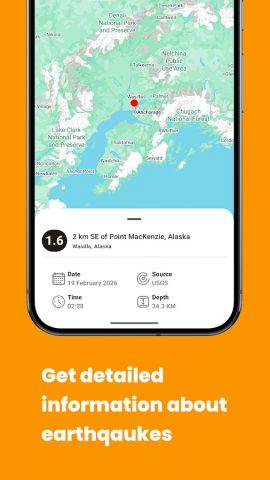 Earthquake Global для Android — скриншот 4
