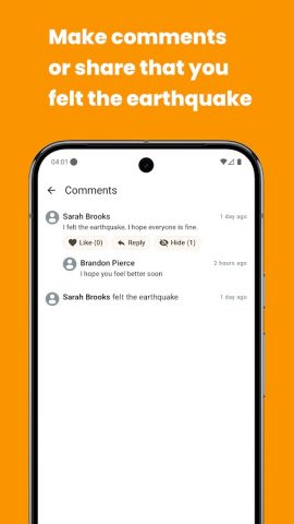 Earthquake Global для Android — скриншот 5
