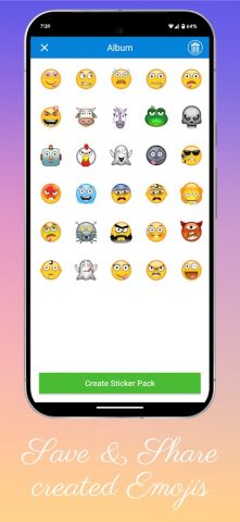 Emoji Creator — Custom Emojis для Android — скриншот 5