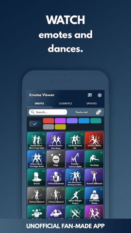 Emotes Viewer for PUBG (BGMI) для Android — скриншот 1