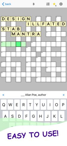 English Crosswords Puzzle Game для iOS — скриншот 1