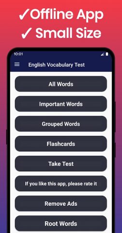 English Vocabulary Test для Android — скриншот 3