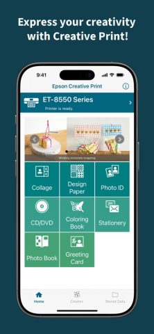 Epson Creative Print для iOS — скриншот 1