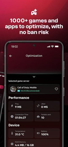 ExitLag: Lower your Ping для Android — скриншот 3