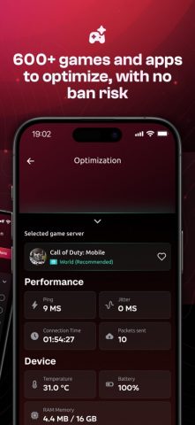 ExitLag: Lower your Ping для iOS — скриншот 3