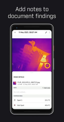 FLIR ONE для Android — скриншот 5