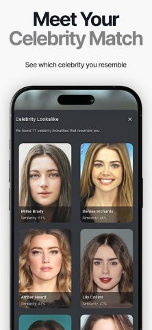 Face Finder | Celeb Lookalike для Android — скриншот 3