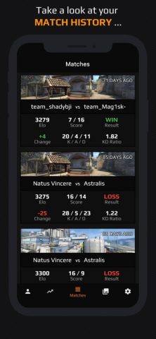 Faceit Stats для iOS — скриншот 4