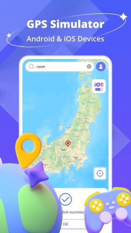 Fake GPS: AnyGo GPS Spoofer для Android — скриншот 1