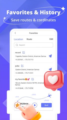 Fake GPS: AnyGo GPS Spoofer для Android — скриншот 5
