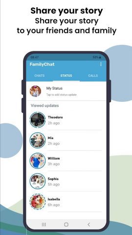 FamilyChat: Chat With Family для Android — скриншот 2