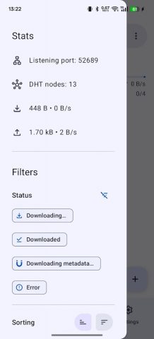 FastTorrent-torrent downloader для Android — скриншот 4