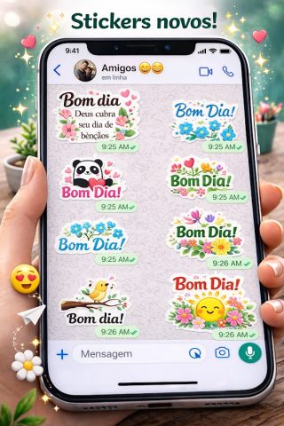 Figurinhas bom dia e boa tarde для Android — скриншот 2