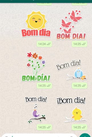 Figurinhas bom dia e boa tarde для Android — скриншот 3