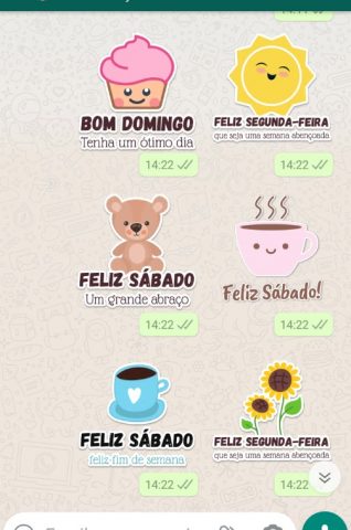 Figurinhas bom dia e boa tarde для Android — скриншот 5
