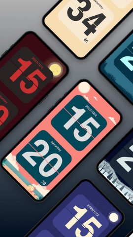 Flip Clock: World Clock для Android — скриншот 3