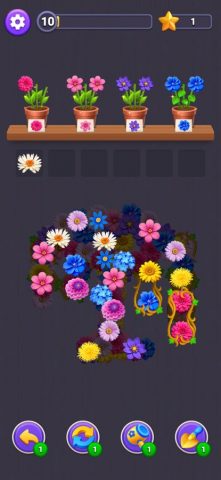 Flower Merge — Цветы игра для iOS — скриншот 4