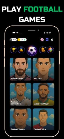 Football Bingo — Footy Games для Android — скриншот 1