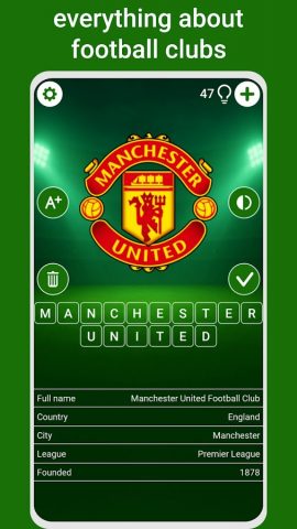 Football Clubs Logo Quiz Game для Android — скриншот 2
