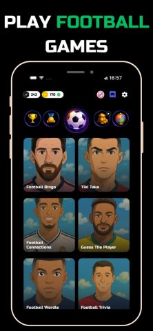 Footy Games — Football Bingo для iOS — скриншот 1