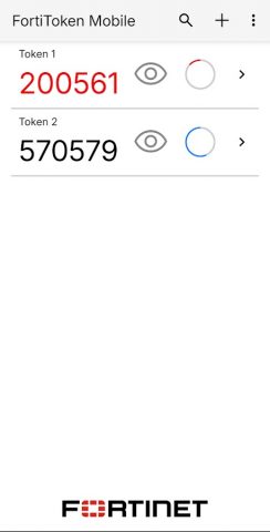 FortiToken Mobile для Android — скриншот 2
