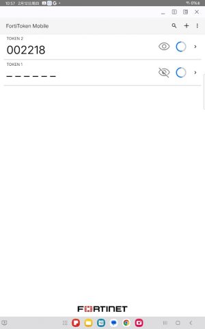 FortiToken Mobile для Android — скриншот 5