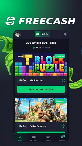 Freecash: Earn Money для Android — скриншот 1