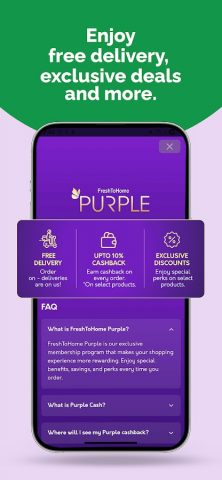 Fresh To Home — Meat Delivery для Android — скриншот 4