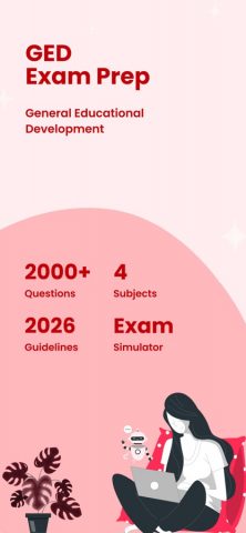 GED® Practice Test Prep 2026 для iOS — скриншот 1