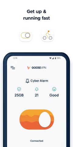 GOOSE VPN для Android — скриншот 1