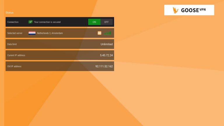 GOOSE VPN для Android — скриншот 5