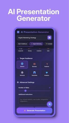 Gamma AI app для Android — скриншот 2