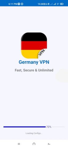 Германия VPN для Android — скриншот 1