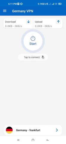 Германия VPN для Android — скриншот 2