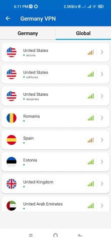 Германия VPN для Android — скриншот 4