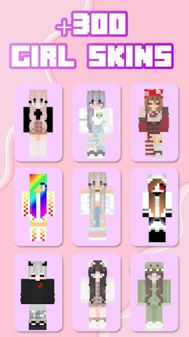 Girl Skins for Minecraft для Android — скриншот 1