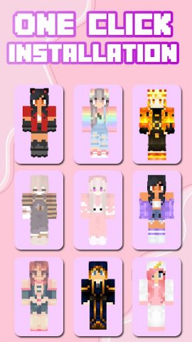 Girl Skins for Minecraft для Android — скриншот 2