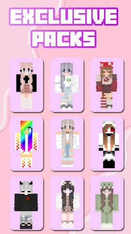 Girl Skins for Minecraft для Android — скриншот 3