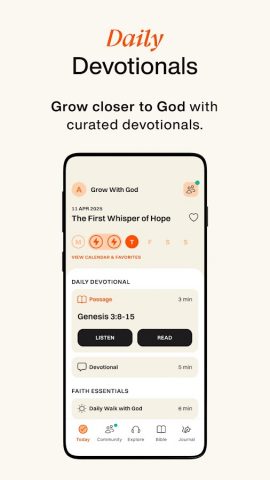 Glorify: Devotional & Prayer для Android — скриншот 3