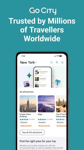 Go City: Travel Plan & Tickets для Android — скриншот 1